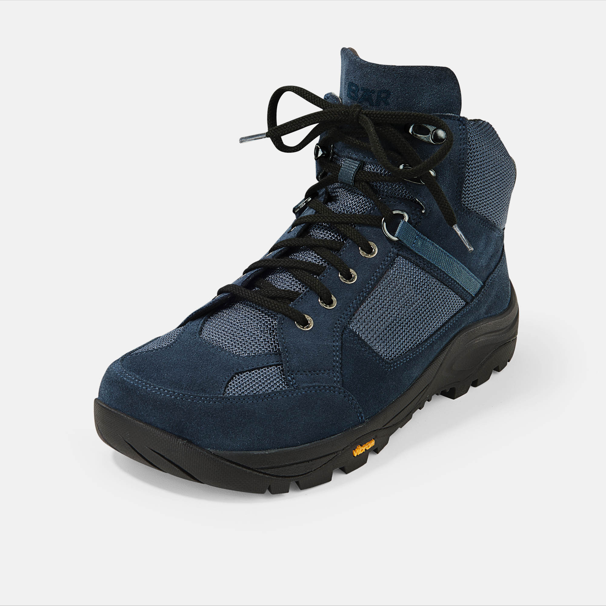 BÄR Schuhe Unisexschuhe Wanderstiefel Innsbruck dunkelblau Rindveloursleder, Funktionstextil Produktbild