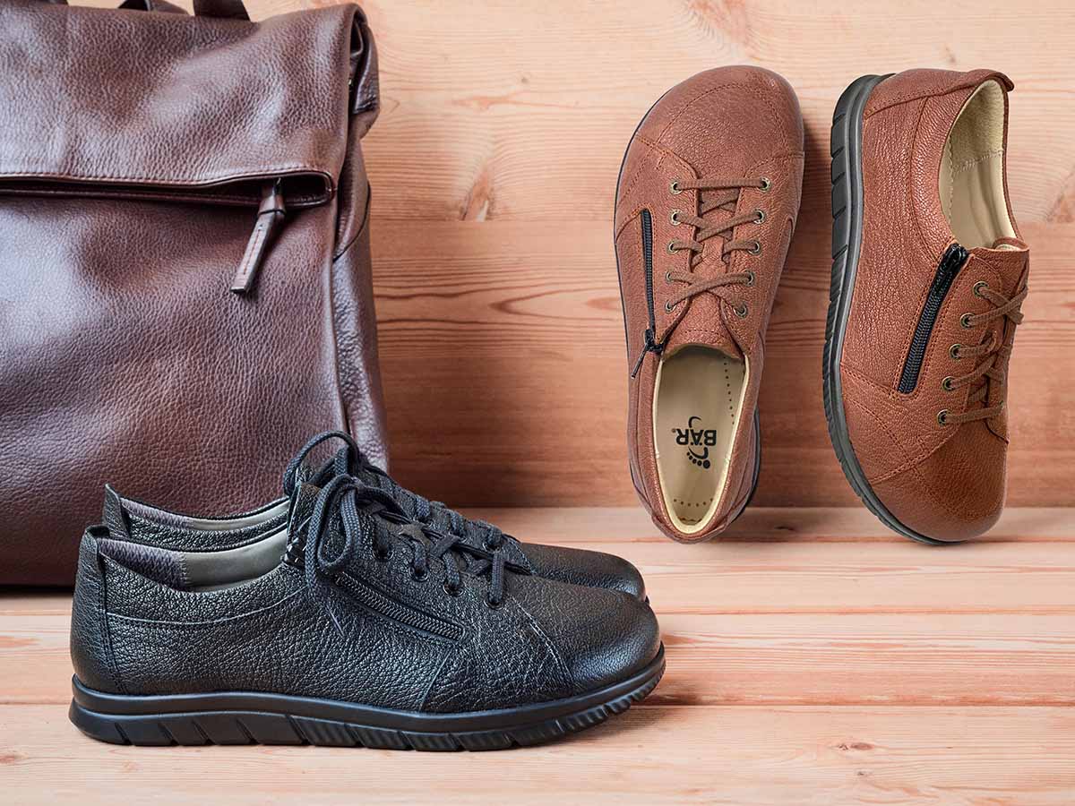 BÄR Schuhe Damenschuhe Freizeitschuhe Miriam schwarz Mufflonleder Emotionsbild