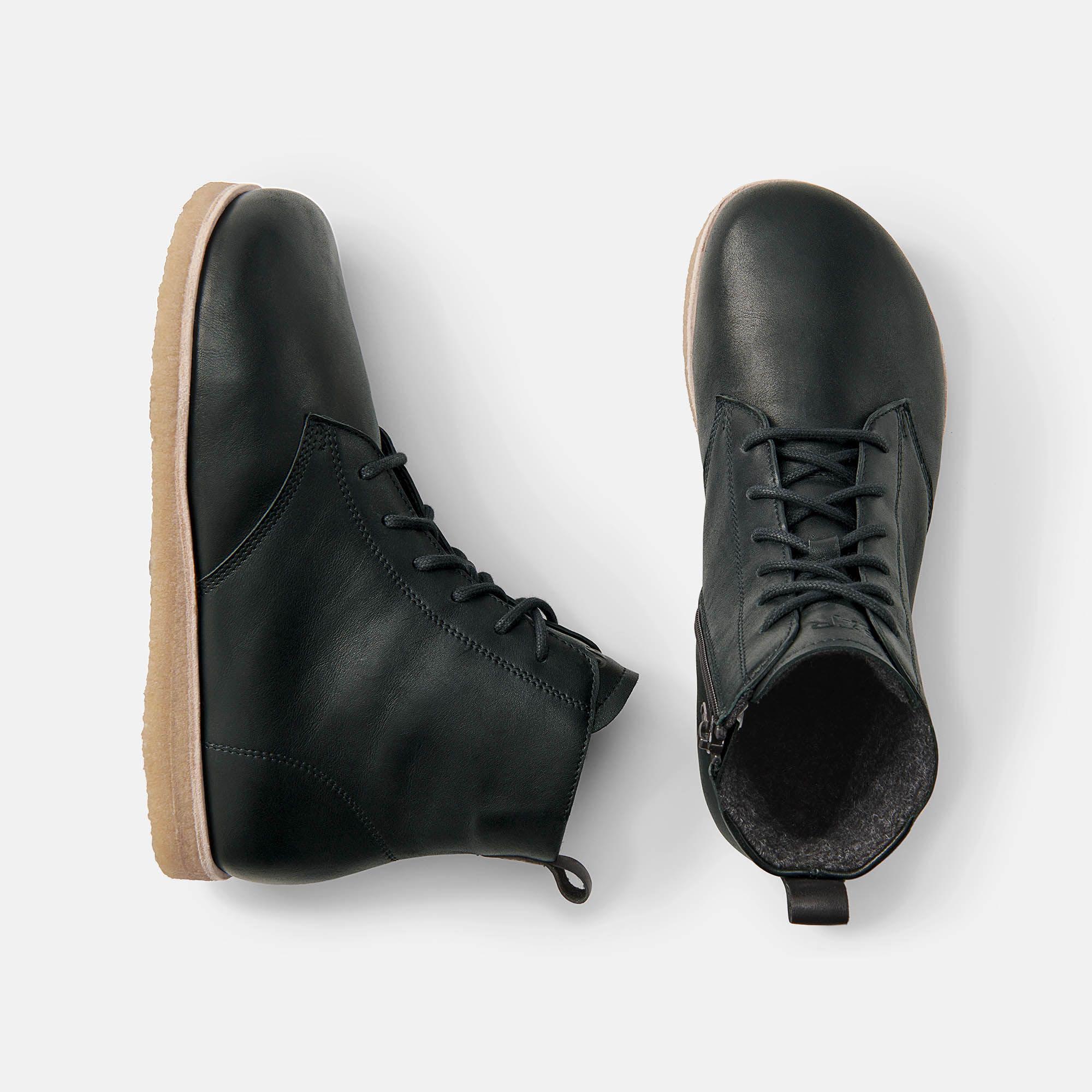 BÄR Schuhe Damenschuhe Freizeitschuhe Shay schwarz Rindnappaleder Ansicht von oben