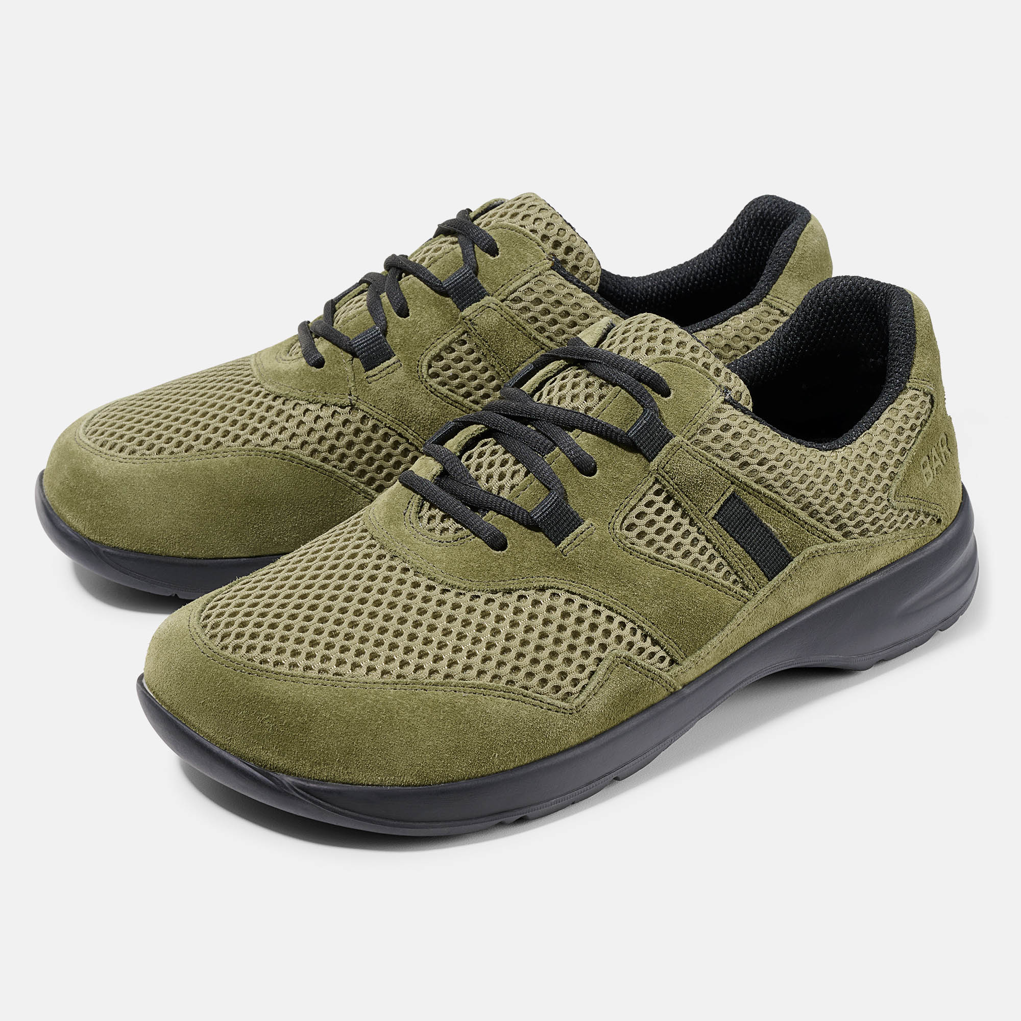 BÄR Schuhe Unisexschuhe Laufschuhe Easyrun oliv Rindveloursleder, Textil Hauptbild