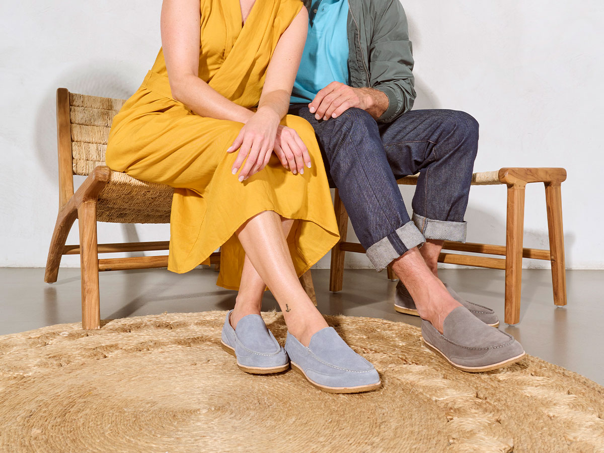 BÄR Schuhe Damenschuhe Freizeitschuhe Denise taupe Kalbveloursleder Emotionsbild