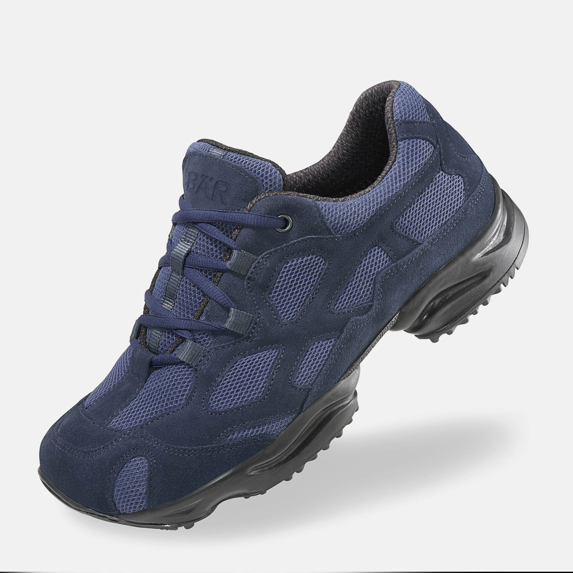 BÄR Schuhe Unisexschuhe Laufschuhe High Performance 2.5 dunkelblau Kalbveloursleder, Textil Produktbild