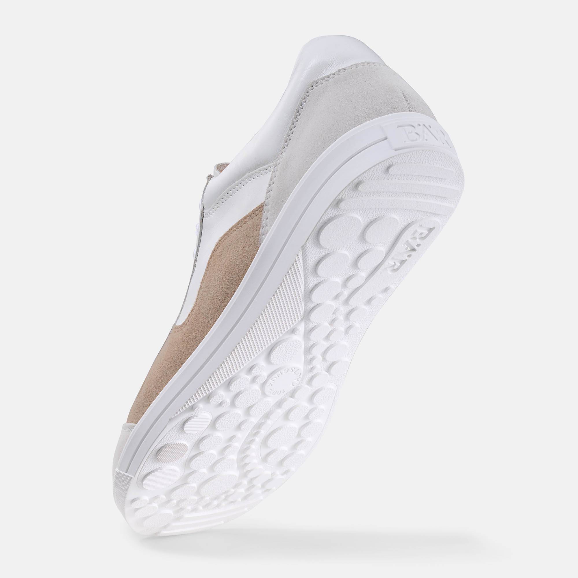 BÄR Schuhe Damenschuhe Freizeitschuhe Alea weiß/beige Kalbnappaleder, Kalbveloursleder Seitenansicht