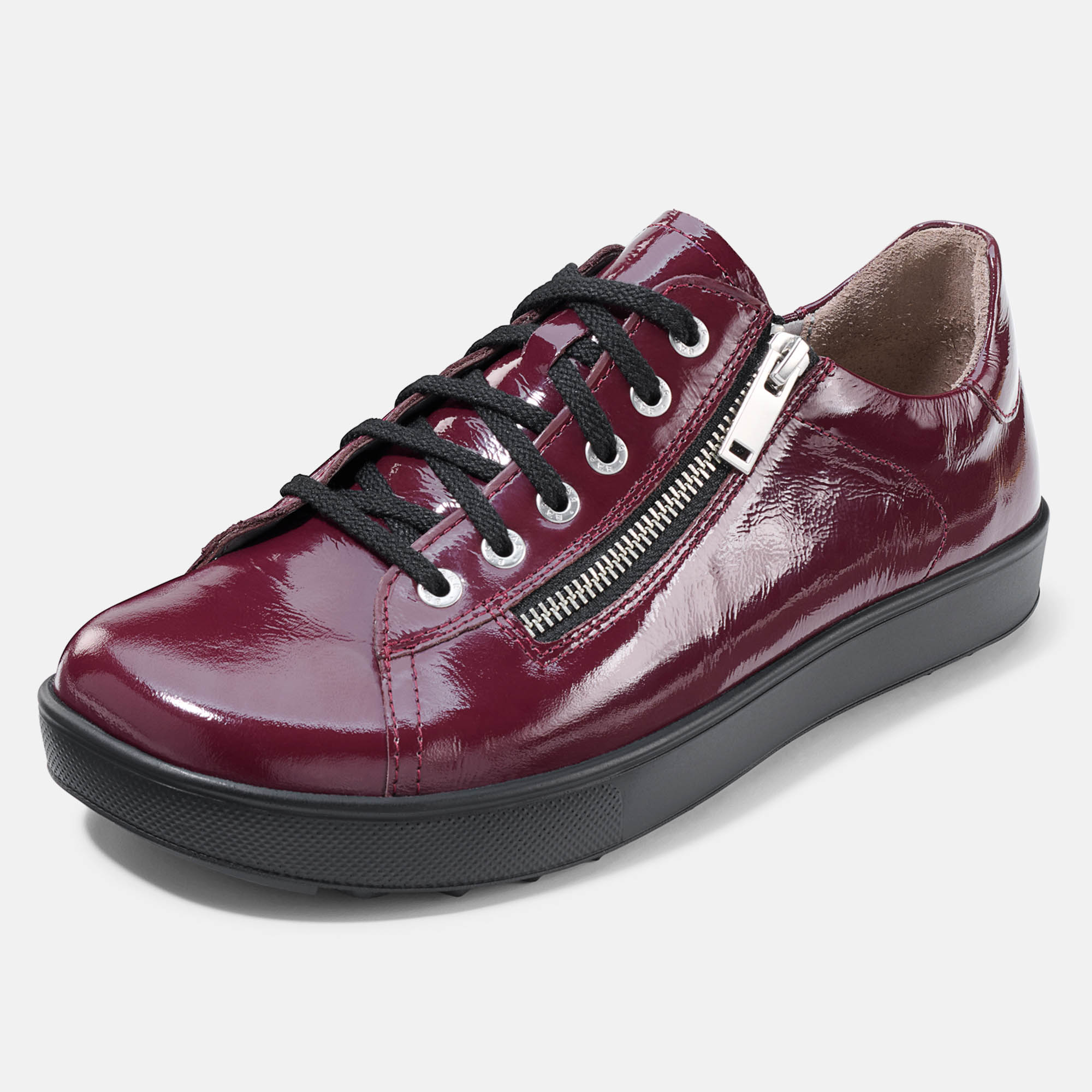 BÄR Schuhe Damenschuhe Freizeitschuhe Margot bordeaux Kalblackleder Produktbild