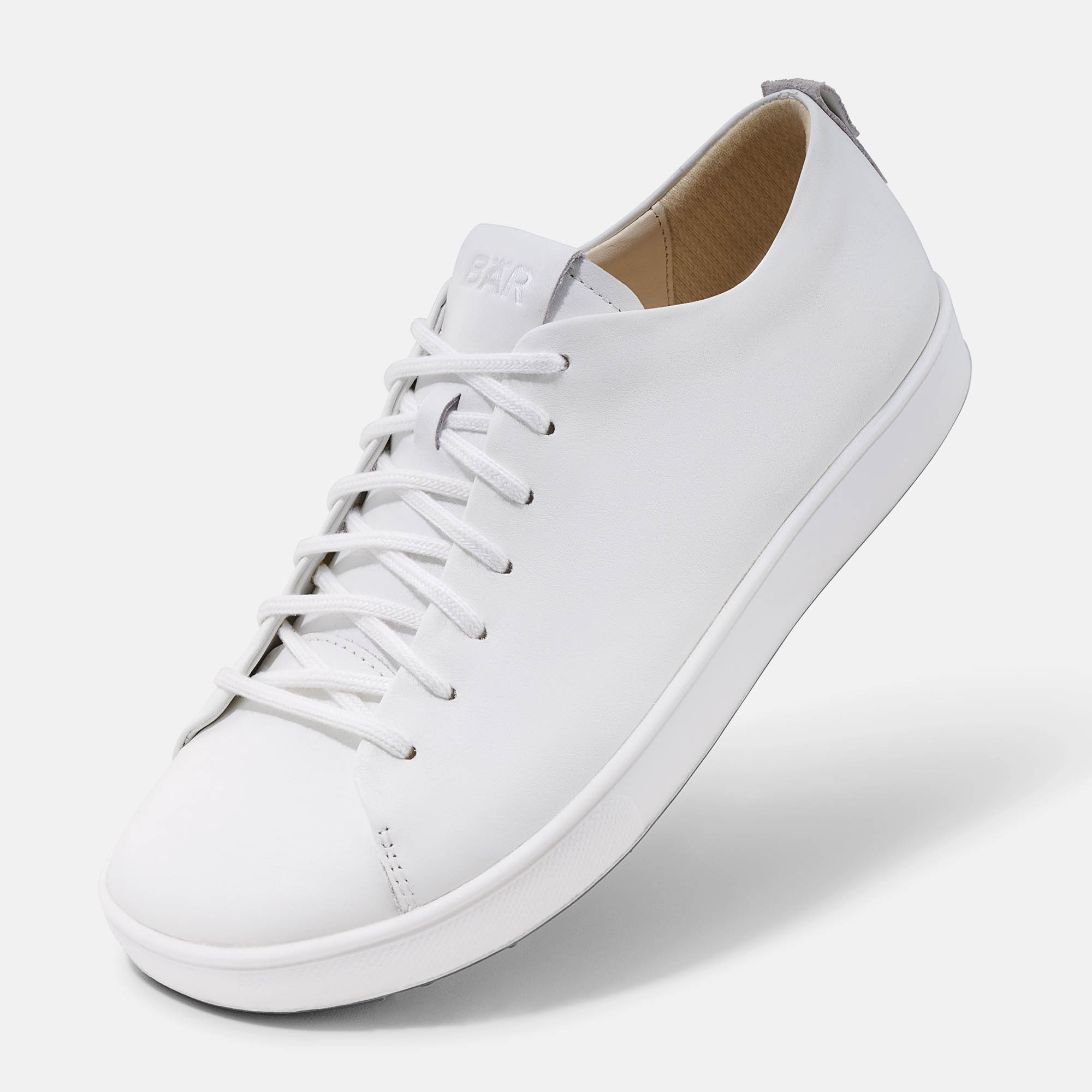 BÄR Schuhe Unisexschuhe Freizeitschuhe Dale weiß Rindnappaleder Produktbild