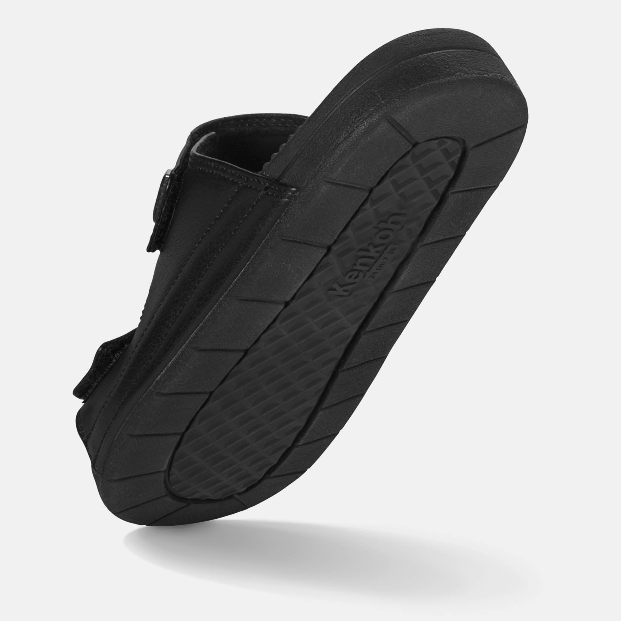 BÄR Schuhe Unisexschuhe Freizeitschuhe Serenity Kenkoh Massage-Sandale schwarz Synthetisches Leder Seitenansicht