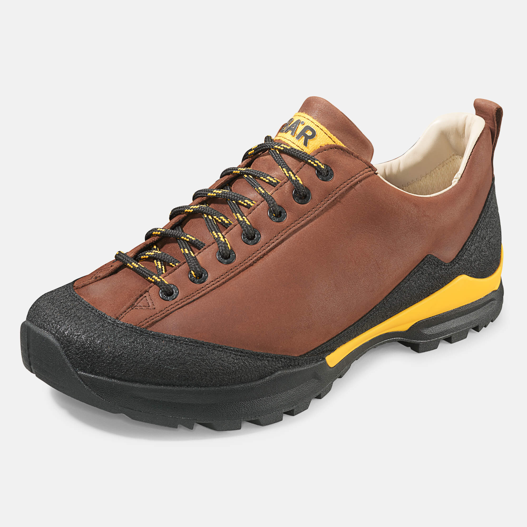 BÄR Schuhe Herrenschuhe Wanderschuhe Bergkomfort Wanderschuh dunkelbraun terracare® gewachstes Rindnappa wasserabweisend Produktbild