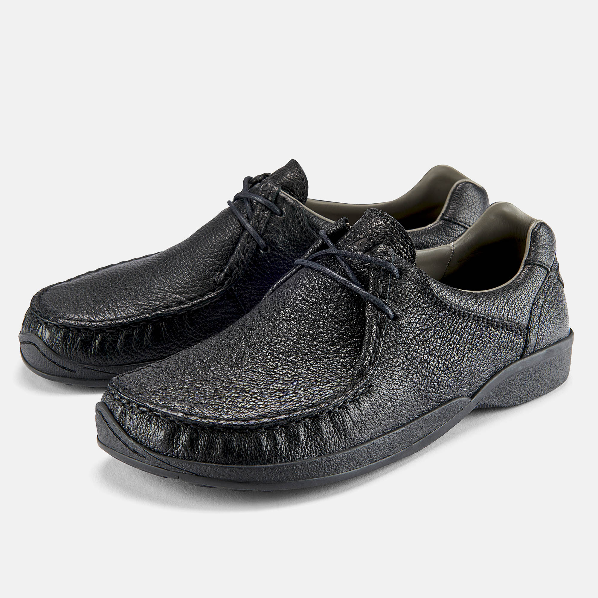 BÄR Schuhe Herrenschuhe Freizeitschuhe Agnello schwarz Mufflonleder Hauptbild