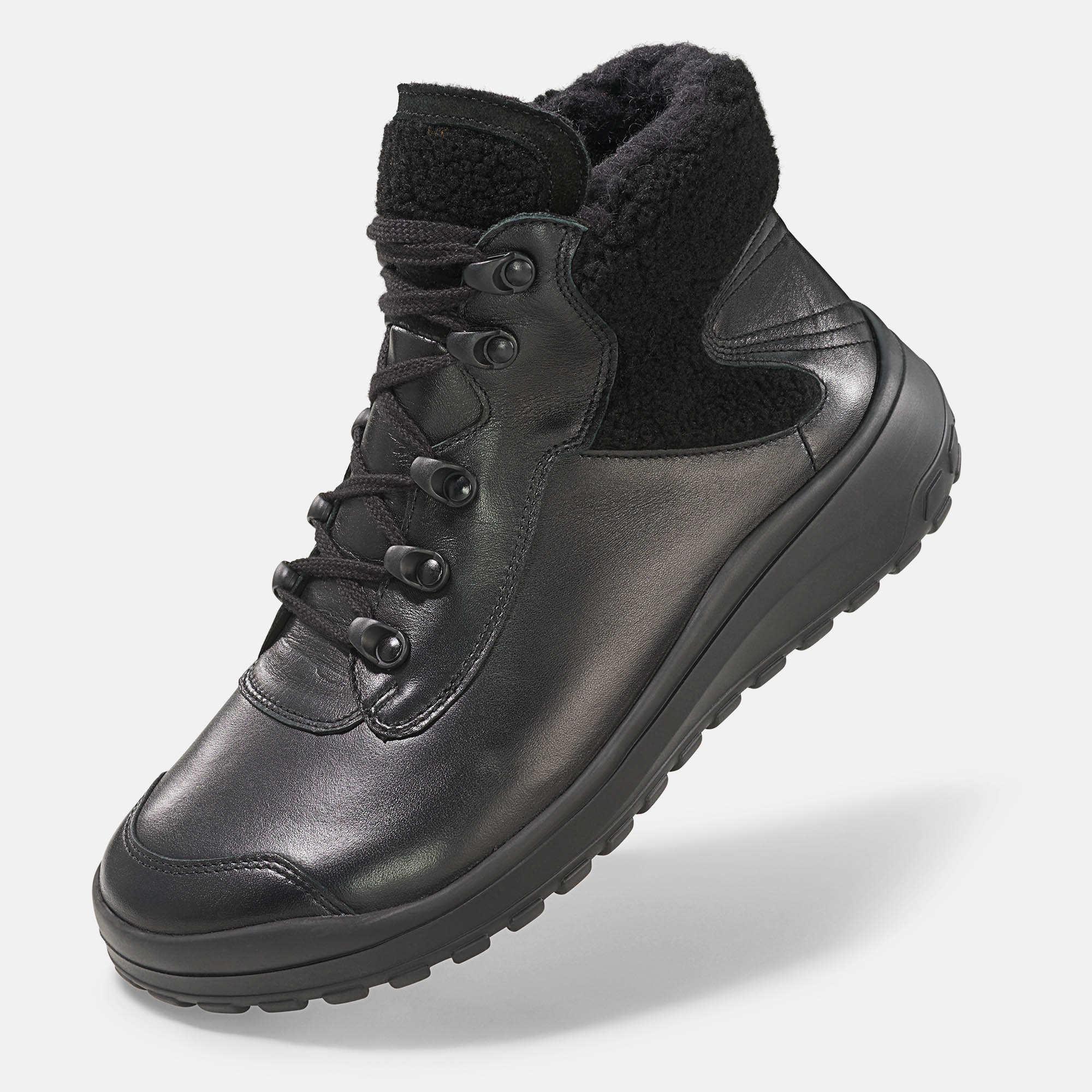 BÄR Schuhe Damenschuhe Freizeitschuhe Amal schwarz Rindnappaleder, Textil Produktbild