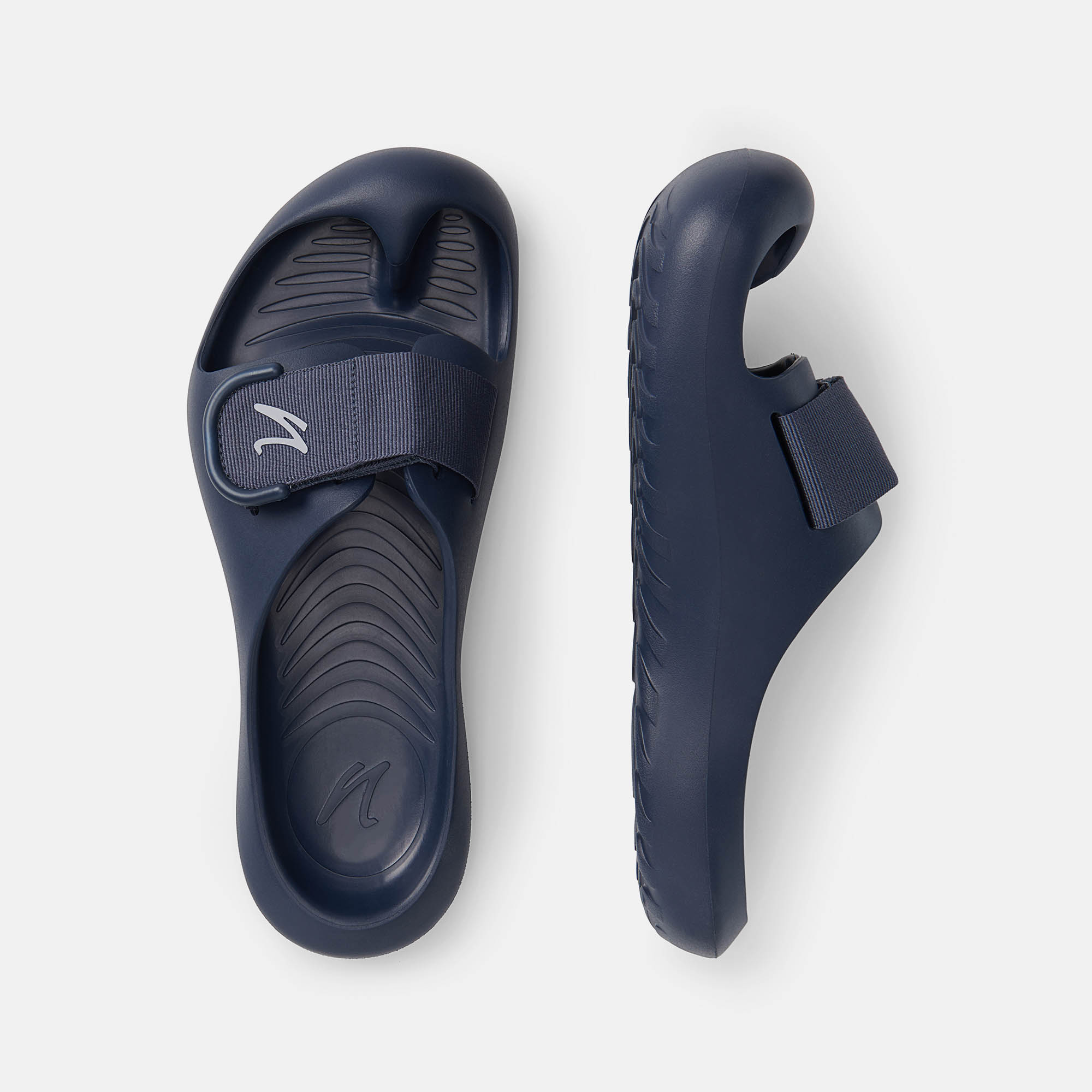 JOENIMBLE Schuhe Unisexschuhe Hausschuhe recoverToes 2.0 deepwater blue Ansicht von oben