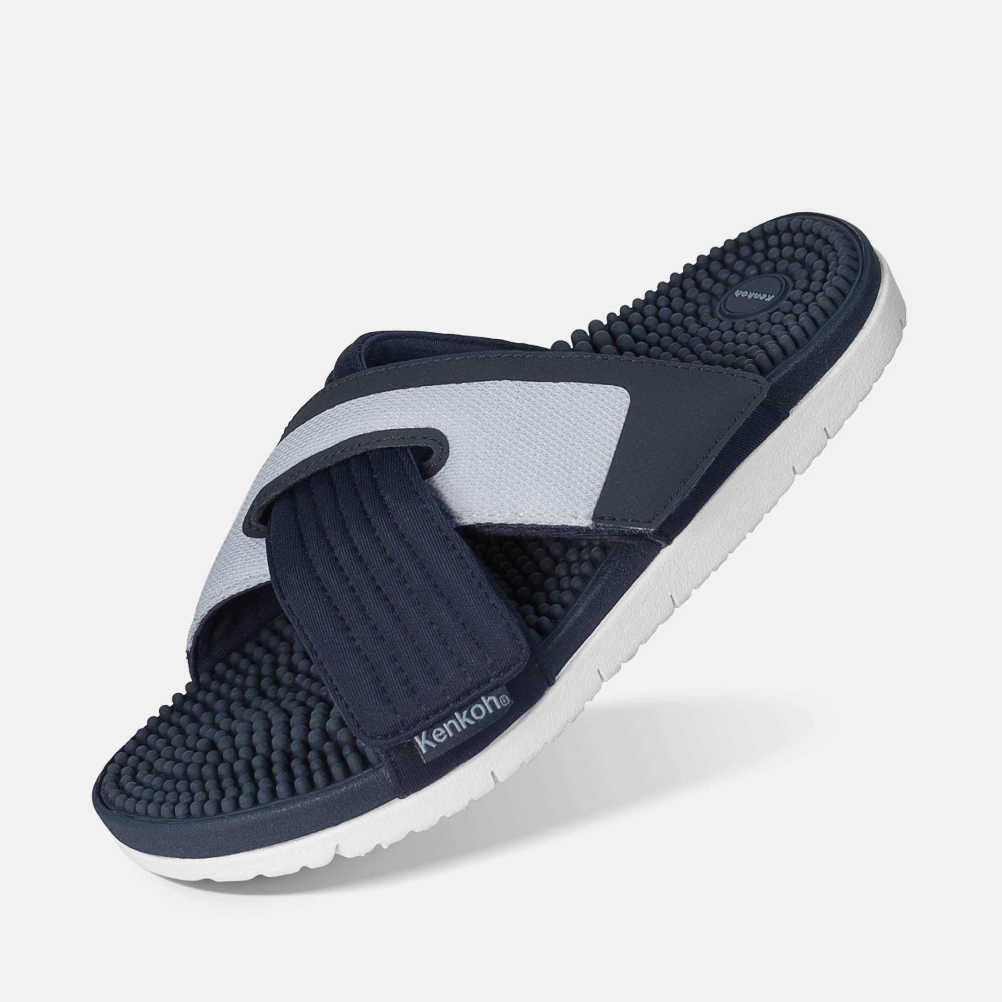 BÄR Schuhe Unisexschuhe Freizeitschuhe Kosa Kenkoh Massage-Sandale blau Synthetisches Leder Produktbild