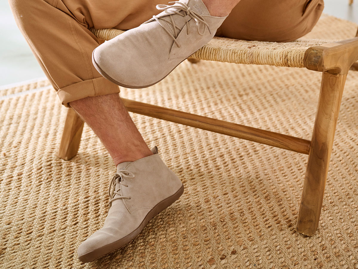 BÄR Schuhe Herrenschuhe Freizeitschuhe Jaden taupe Rindveloursleder Emotionsbild