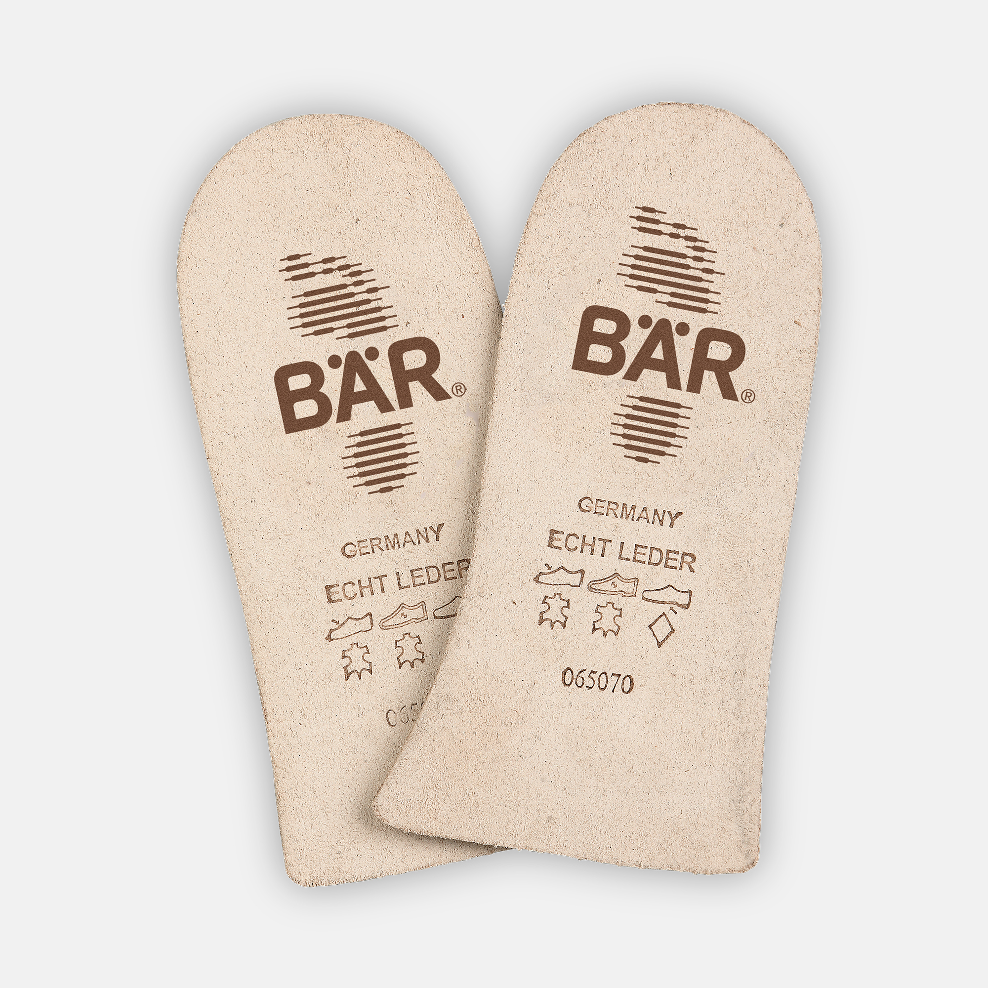 BÄR Schuhe Fersen-Halbeinlegesohle 4 mm Schlank DA natur Hauptbild