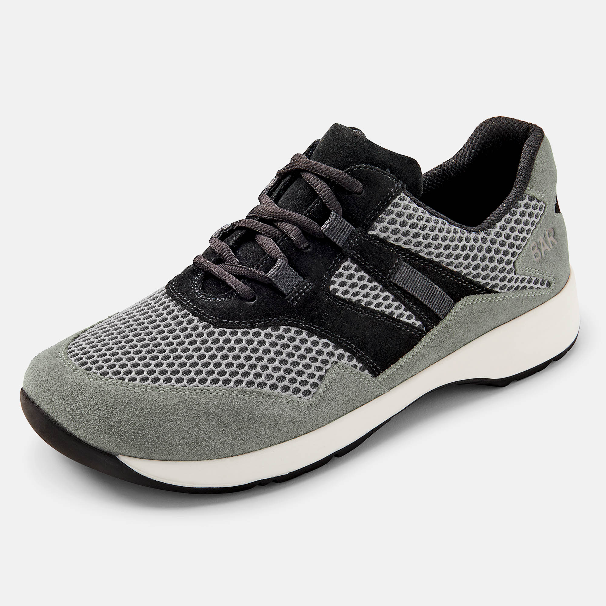 BÄR Schuhe Unisexschuhe Laufschuhe Easyrun grau/schwarz Rindveloursleder, Textil Produktbild