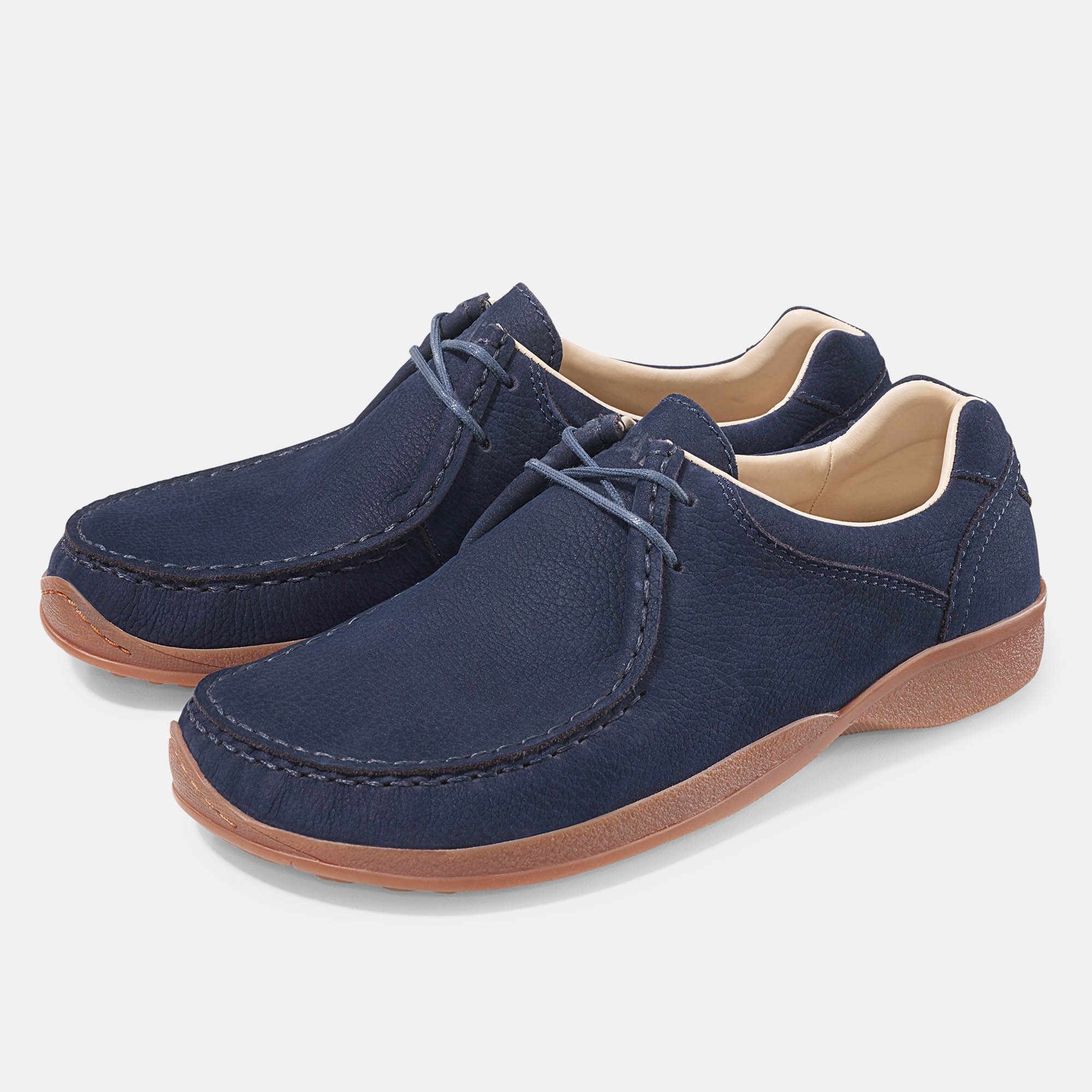 BÄR Schuhe Herrenschuhe Freizeitschuhe Agnello dunkelblau Rindnubukleder Hauptbild