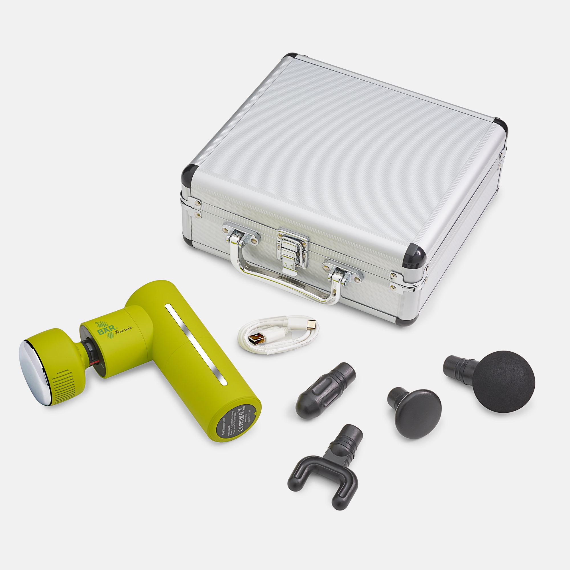 BÄR Schuhe BÄR Massage-Gerät grün Ansicht von oben