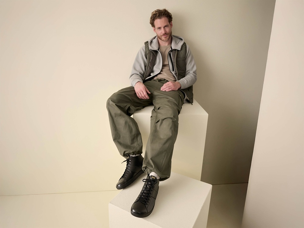 BÄR Schuhe Herrenschuhe Freizeitschuhe Ryan schwarz Rindnappaleder Emotionsbild