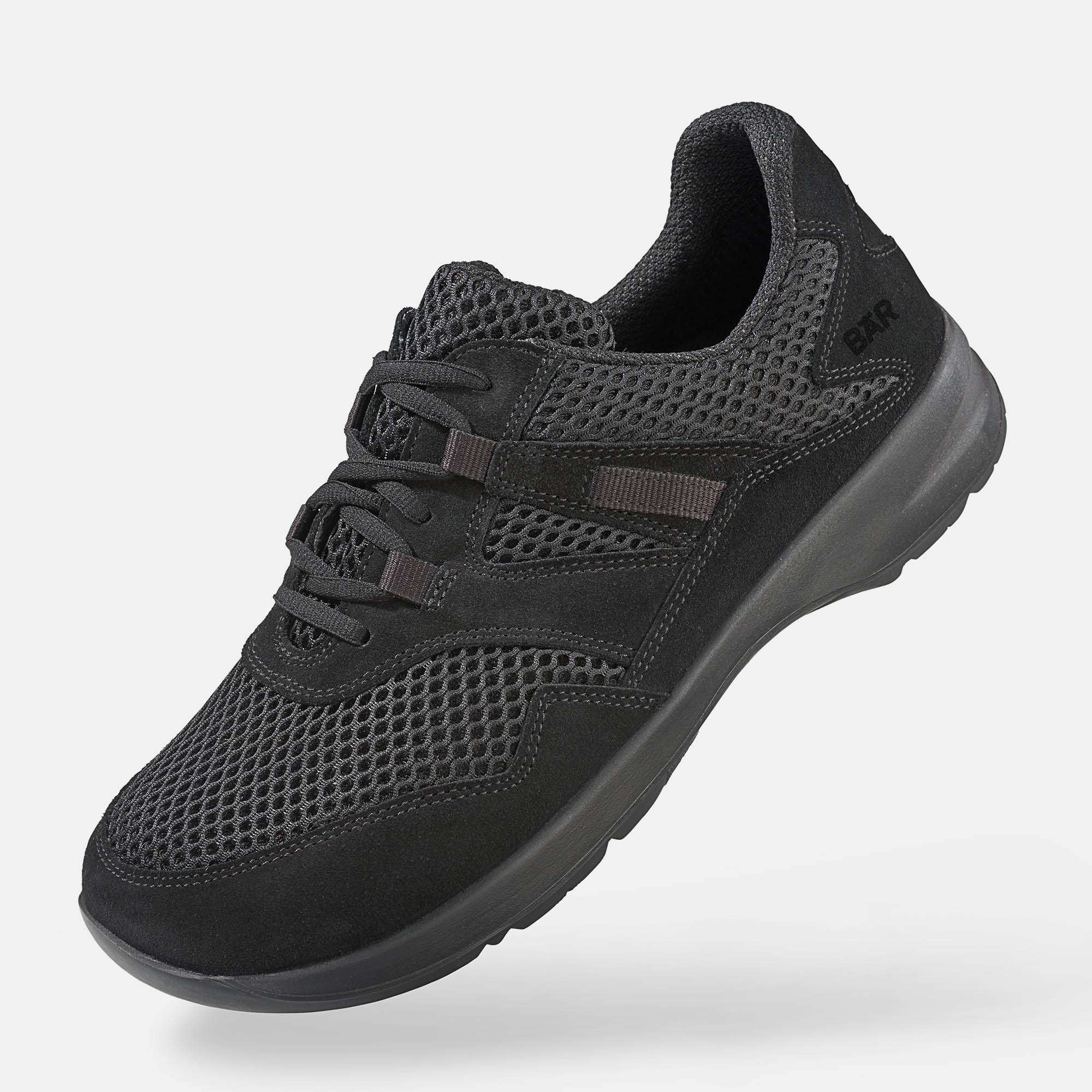 BÄR Schuhe Unisexschuhe Laufschuhe Easyrun schwarz Rindveloursleder, Mesh Produktbild