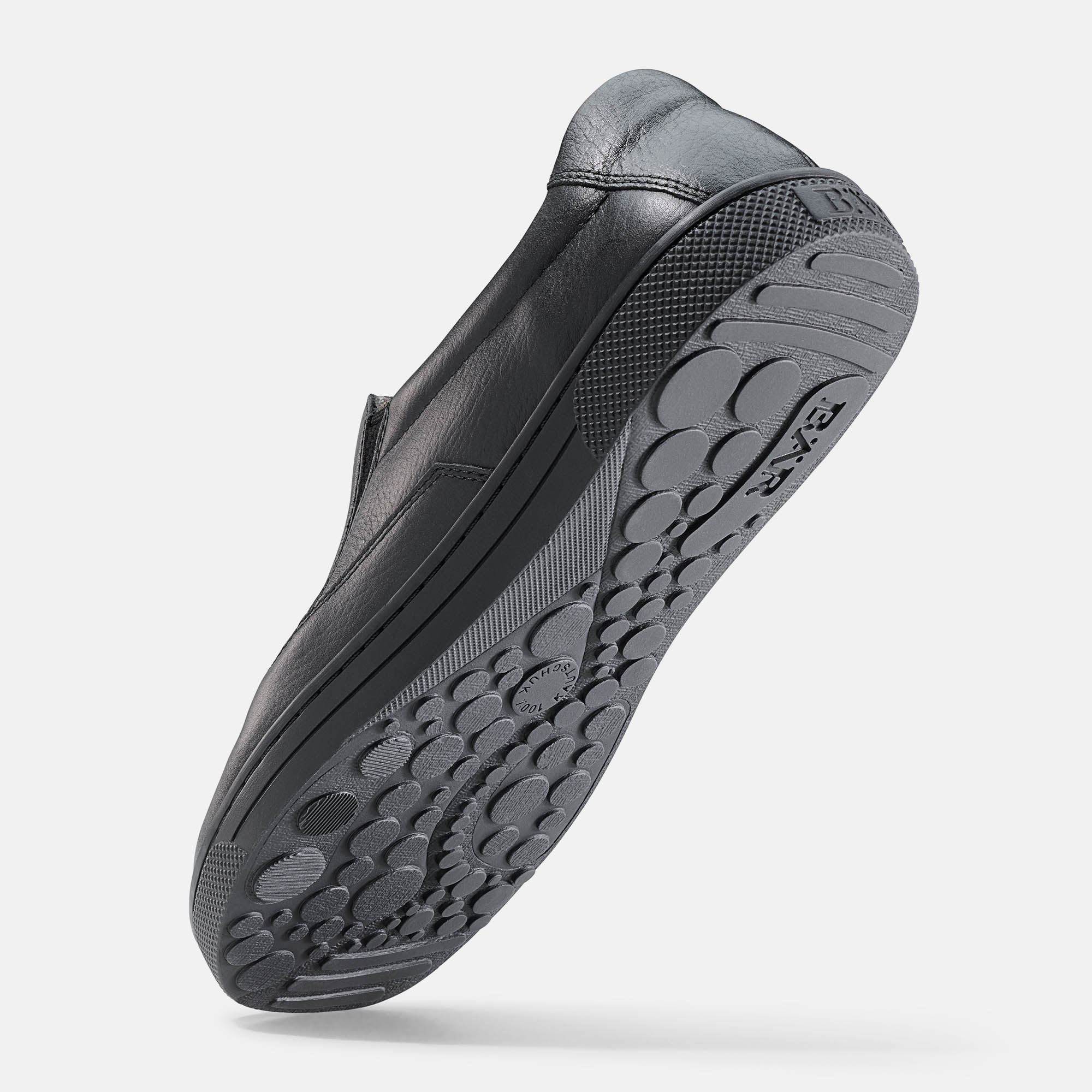 BÄR Schuhe Herrenschuhe Freizeitschuhe Bastian schwarz Rindnappaleder Seitenansicht