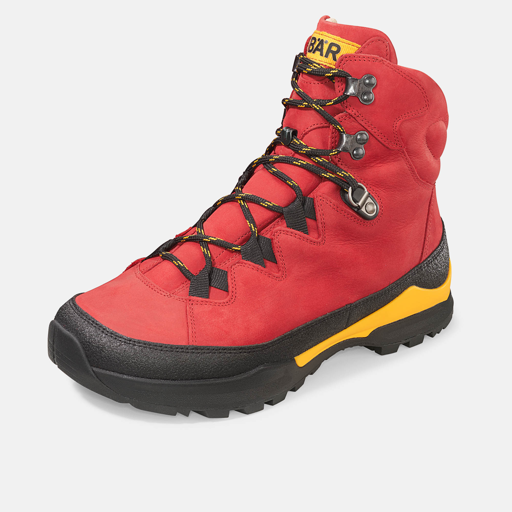 BÄR Schuhe Damenschuhe Wanderstiefel Bergkomfort Wanderstiefel 2.0 rot terracare® Rindnubuk wasserabweisend Produktbild