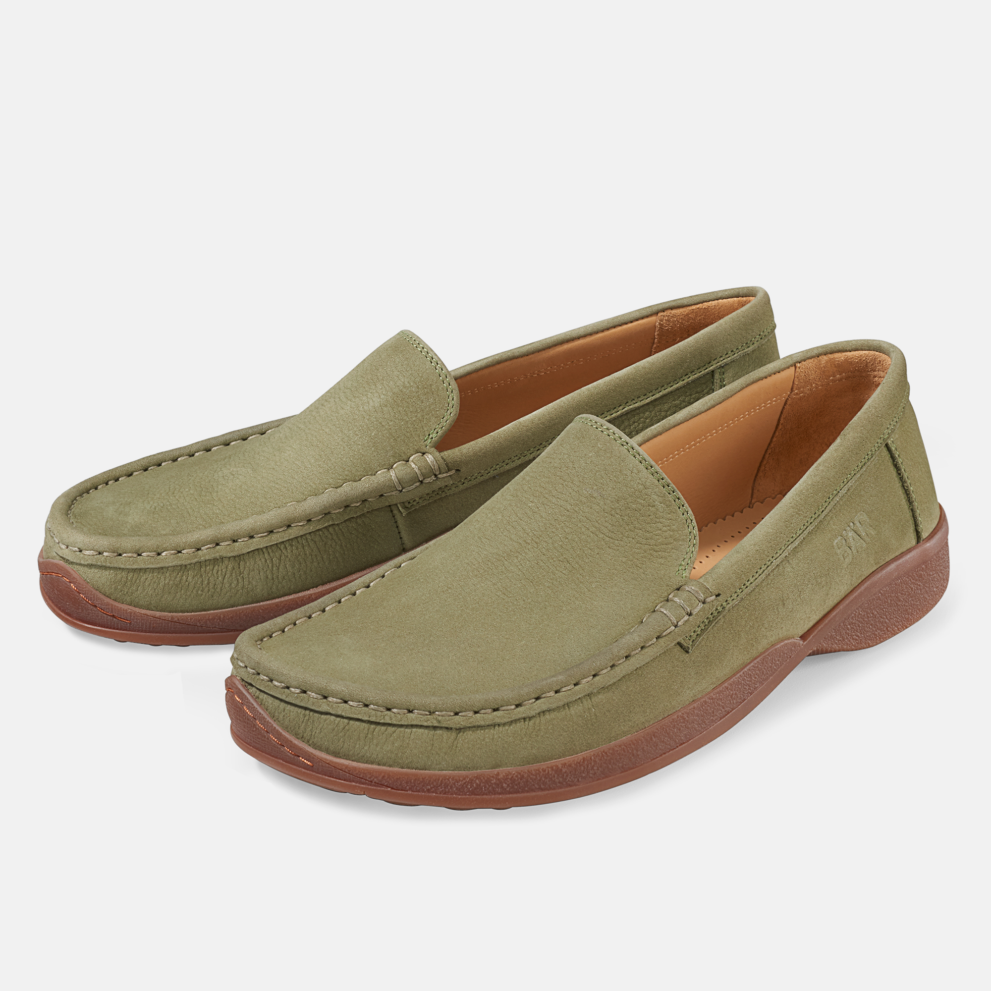 BÄR Schuhe Herrenschuhe Freizeitschuhe Apache oliv Rindnubukleder Hauptbild