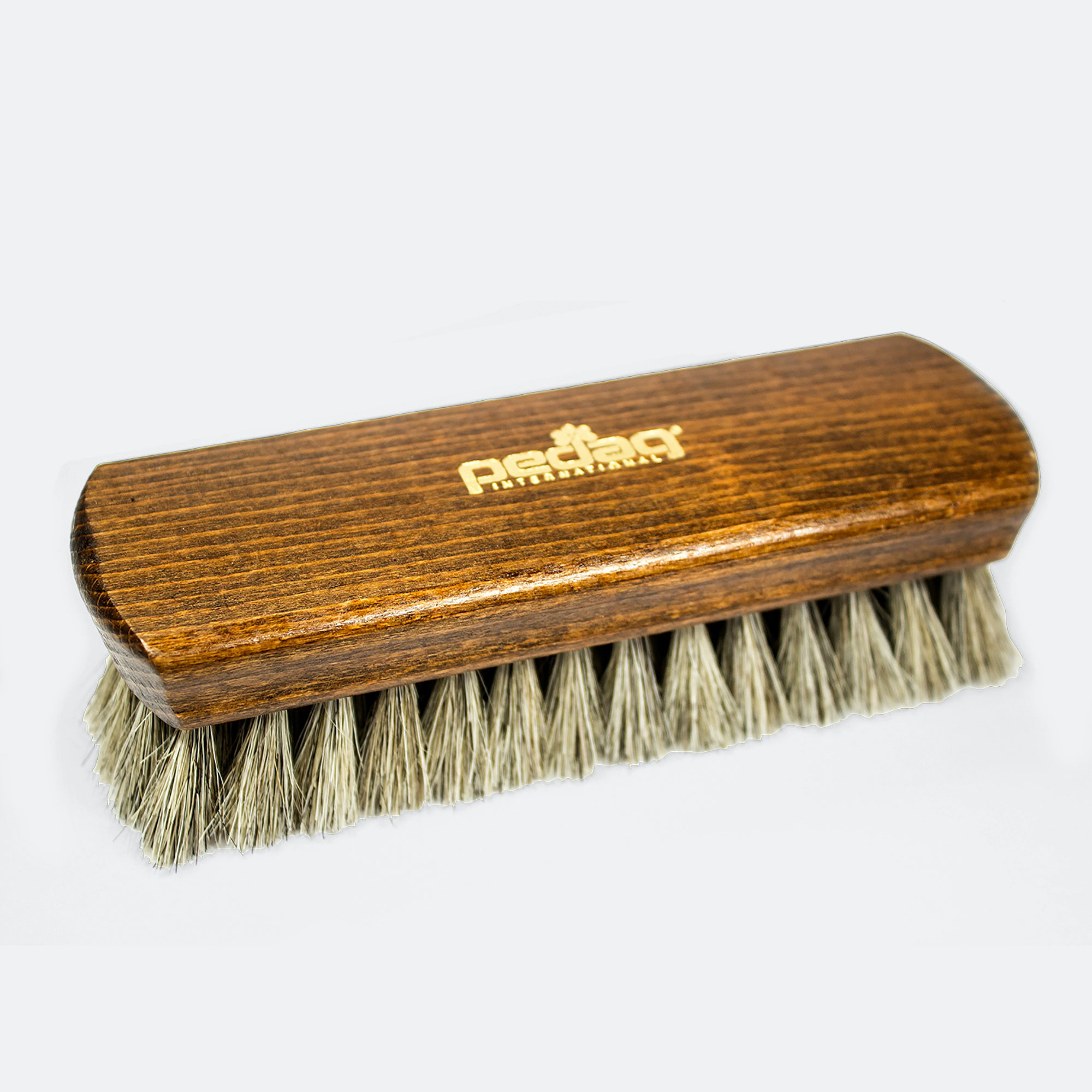 BÄR Schuhe Glanzbürste braun Seitenansicht