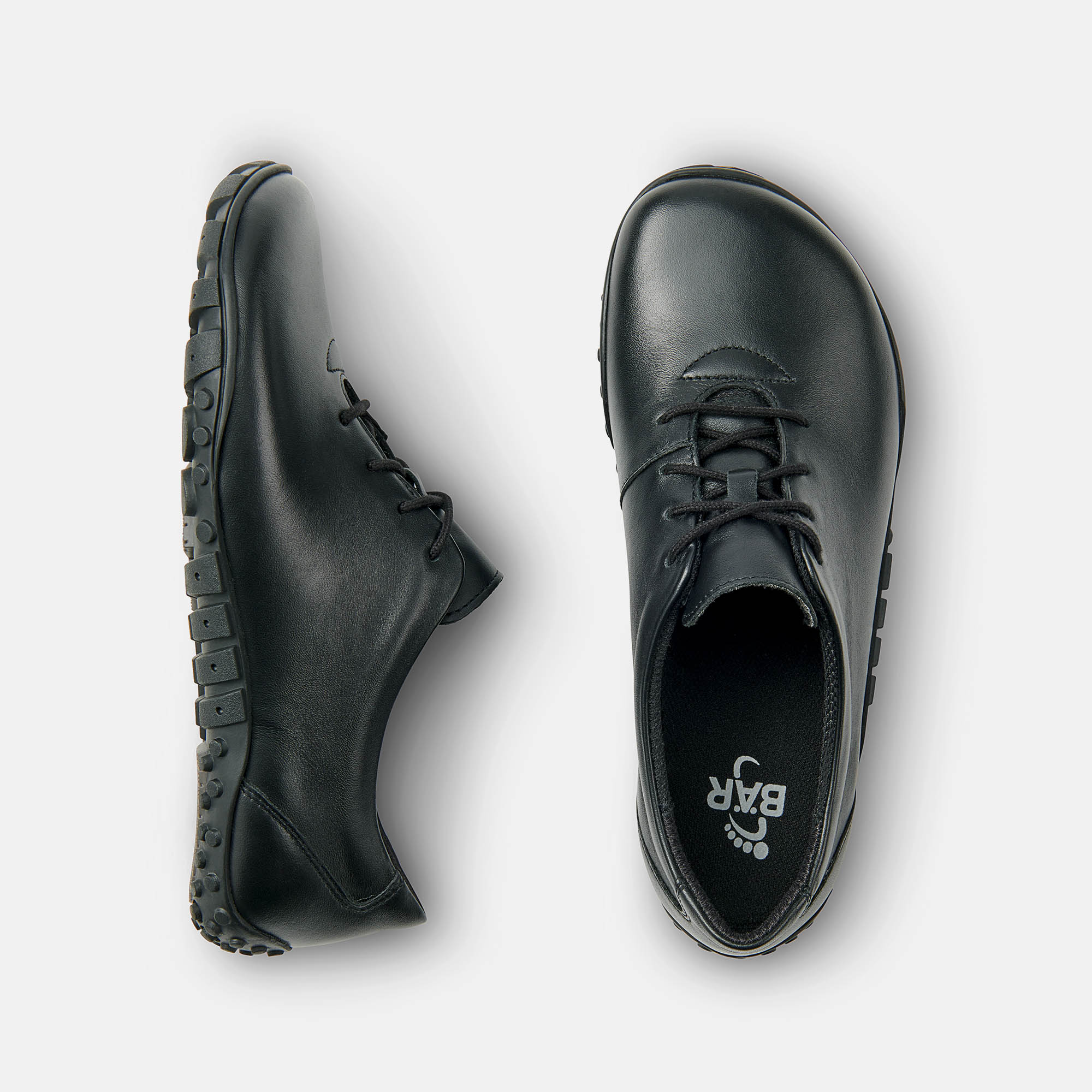 BÄR Schuhe Herrenschuhe Freizeitschuhe Julian schwarz Rindnappaleder Ansicht von oben