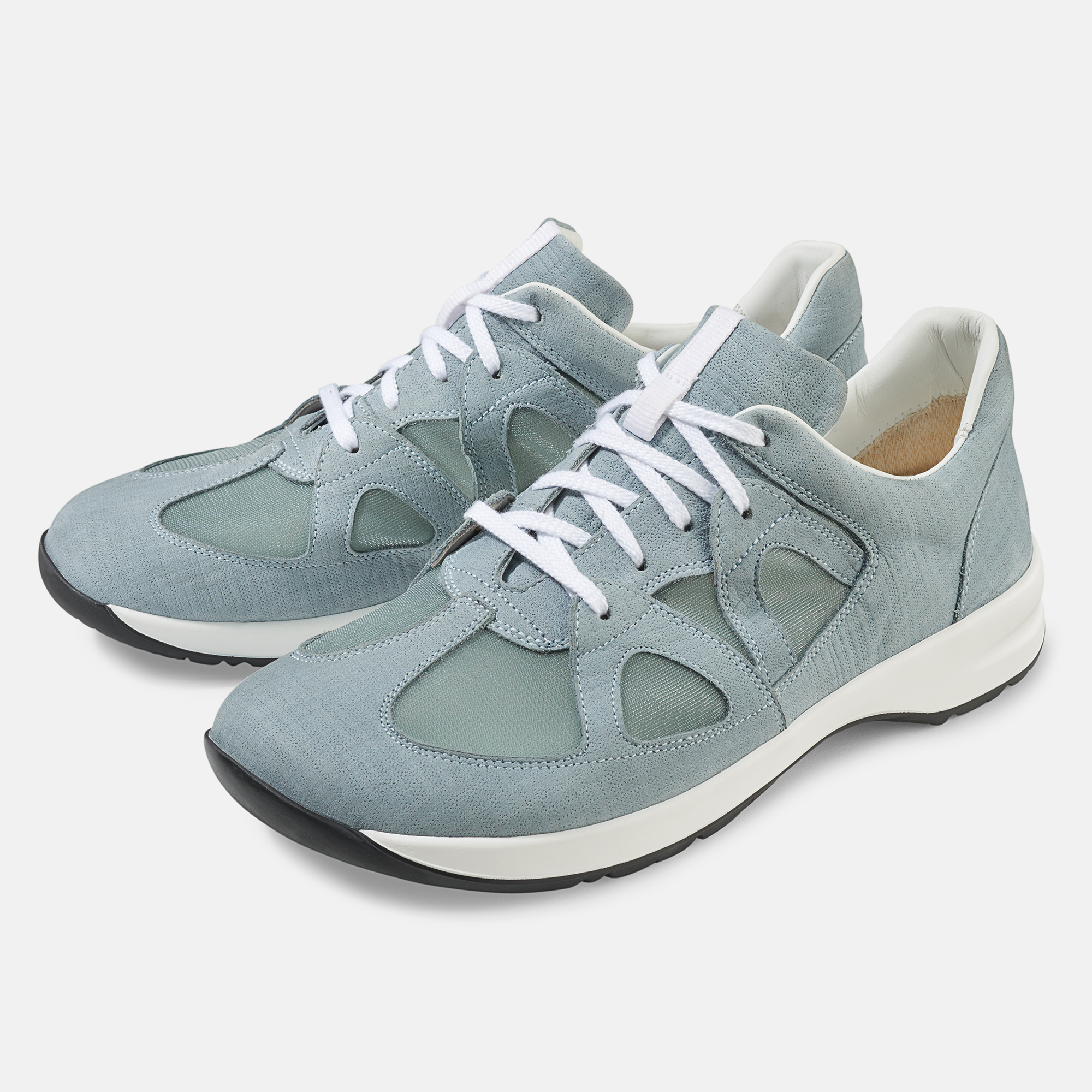 BÄR Schuhe Damenschuhe Freizeitschuhe Kayla hellblau Kalbveloursleder geprägt, Textil Hauptbild