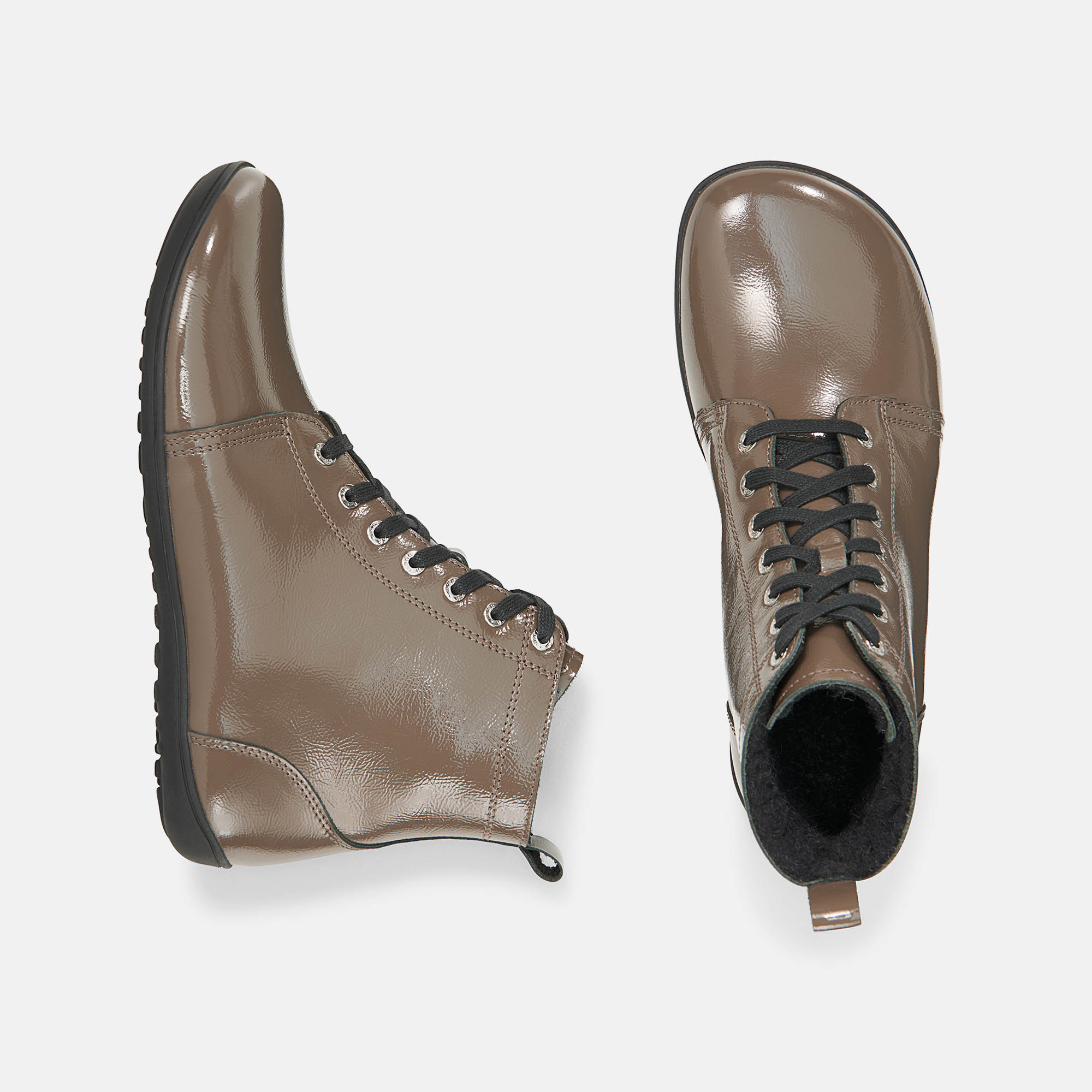 BÄR Schuhe Damenschuhe Freizeitschuhe Julie taupe Kalblackleder Ansicht von oben