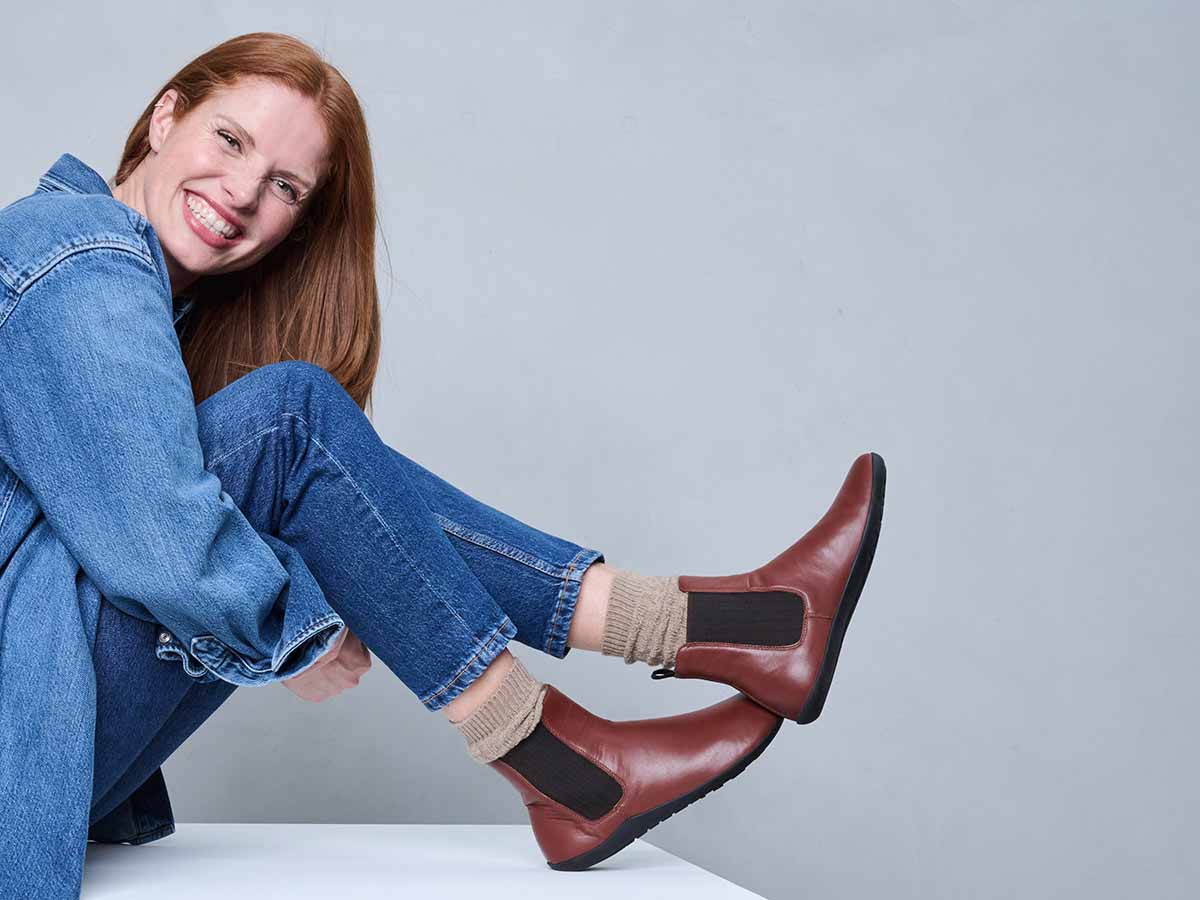 BÄR Schuhe Damenschuhe Alltag Elif braun Kalbnappaleder Emotionsbild