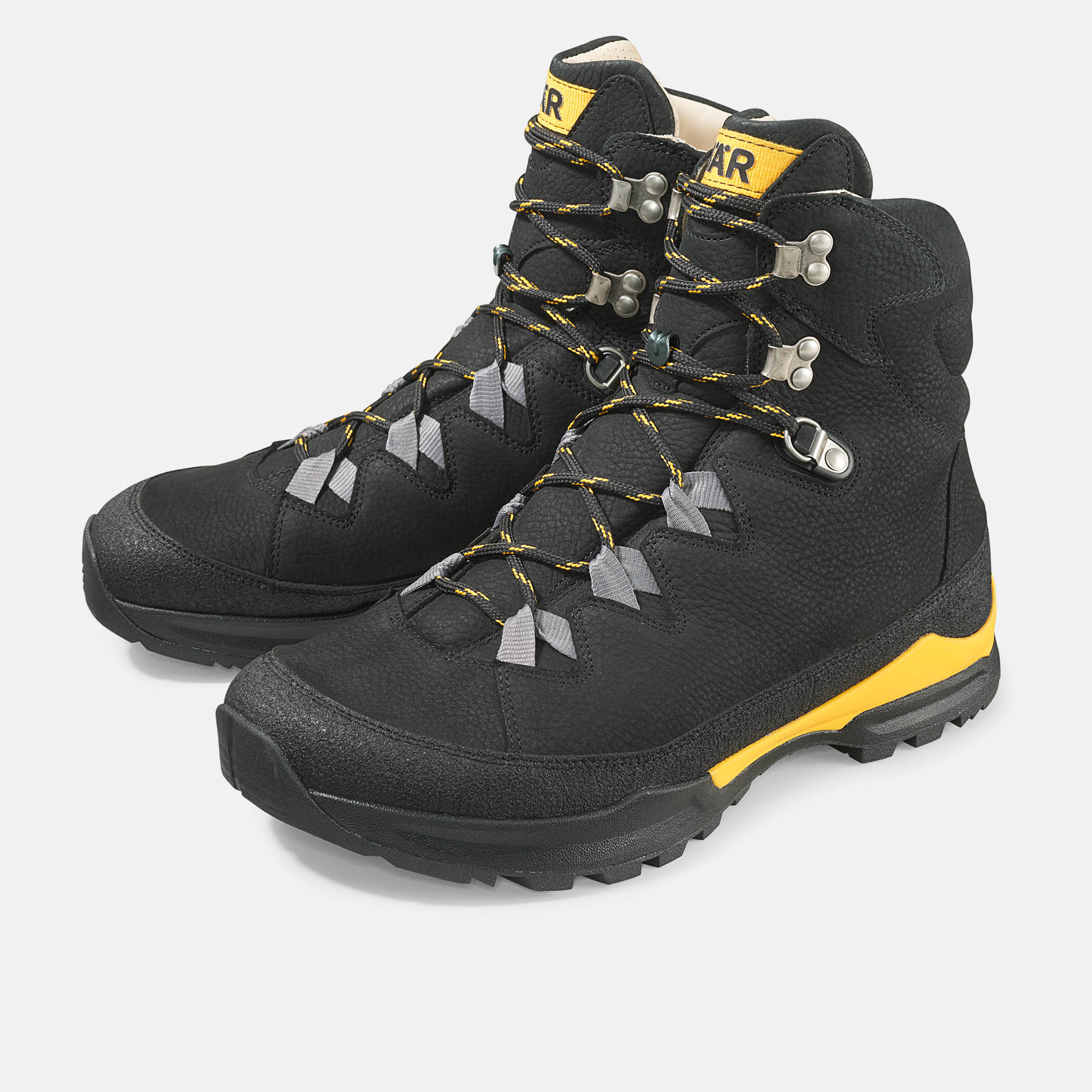 BÄR Schuhe Herrenschuhe Wanderstiefel Bergkomfort Wanderstiefel 2.0 schwarz/orange terracare® Rindnubuk wasserabweisend Hauptbild